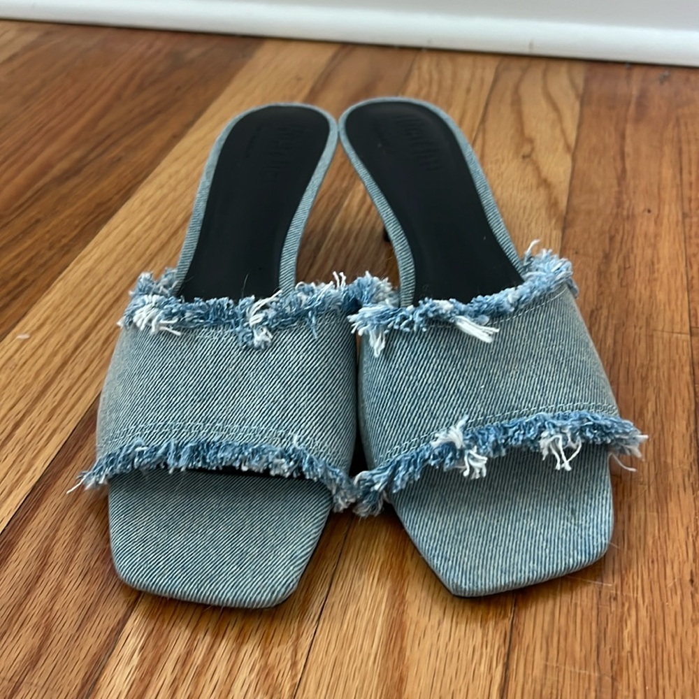 Denim slides